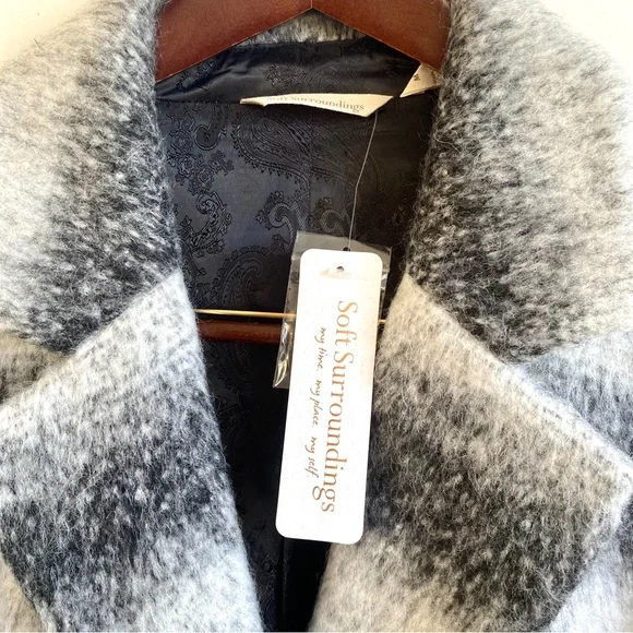 Soft Surroundings Soft Wool Blend Coat - Picture 9 of 16